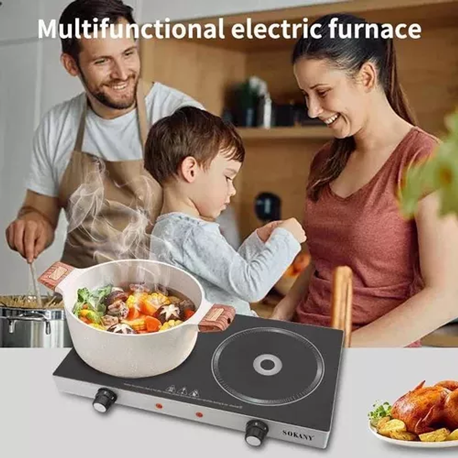 Cocina Encimera Vitroceramica Portatil SOKANY 3