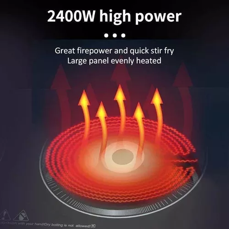 Cocina Encimera Vitroceramica Portatil SOKANY 2