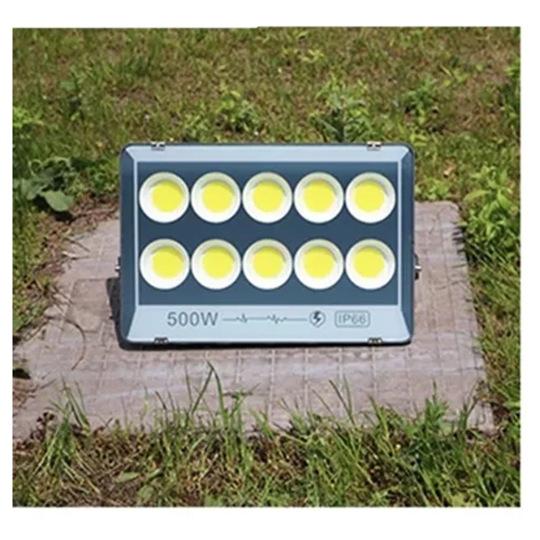 Foco luz LED 500 w Foco Corriente Lupa Para Espacio Abiertos Canchas u Otros 2
