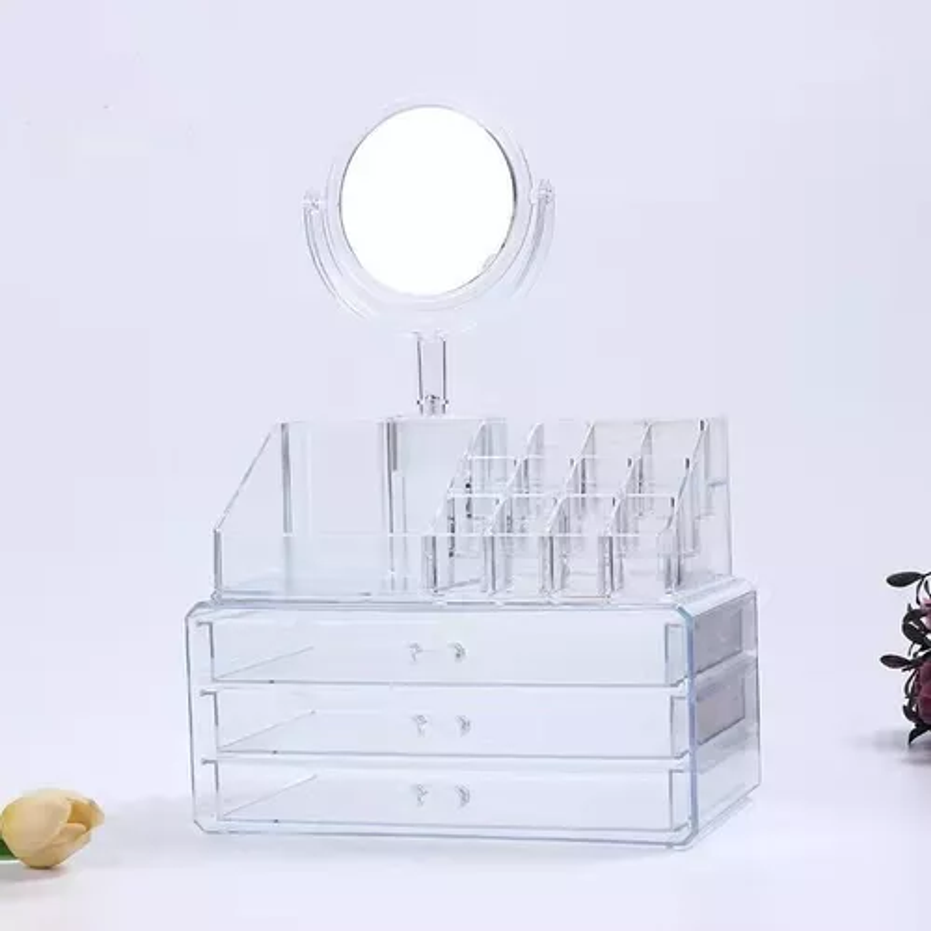 Organizador De Maquillaje, Cosmetiquero, Joyero Con Espejo 7