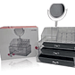 Organizador De Maquillaje, Cosmetiquero, Joyero Con Espejo - Miniatura 9