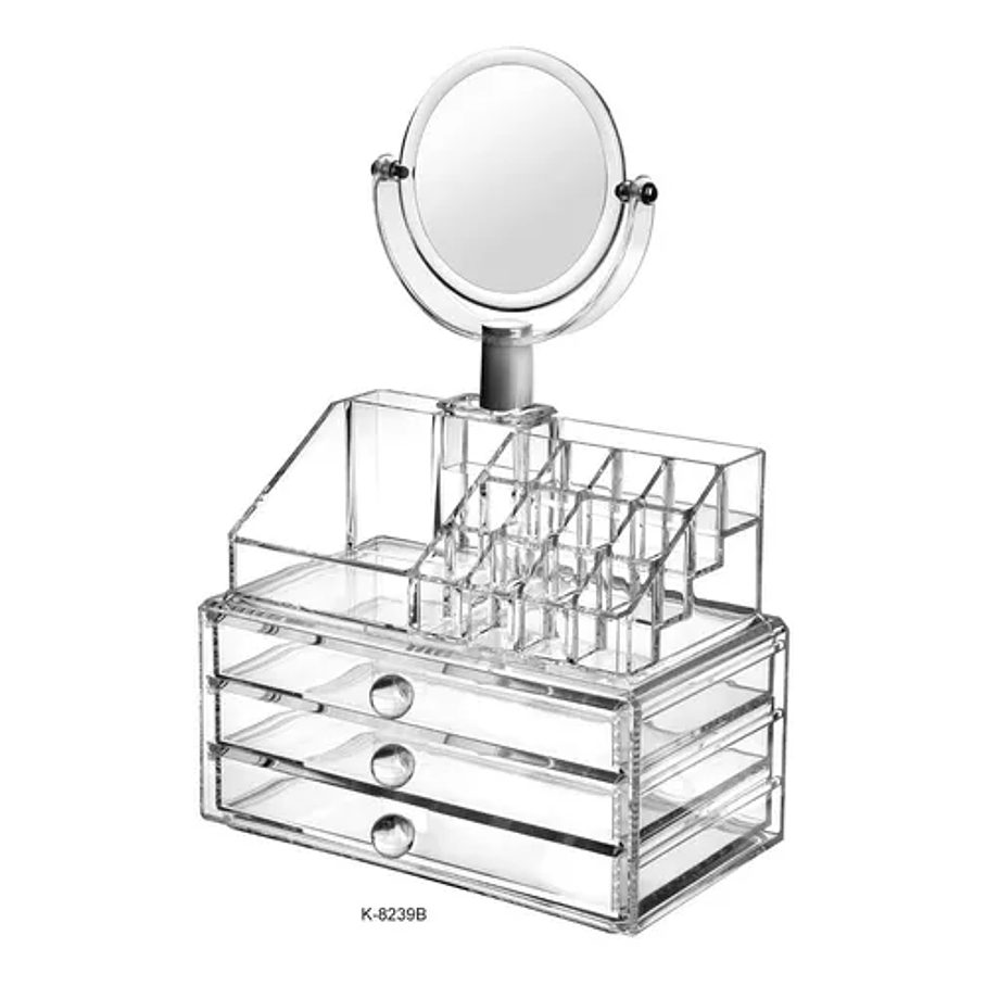 Organizador De Maquillaje, Cosmetiquero, Joyero Con Espejo 1