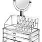 Organizador De Maquillaje, Cosmetiquero, Joyero Con Espejo - Miniatura 1
