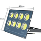 Foco luz LED 400w Exterior Estadio Impermeable Reflector  - Miniatura 2