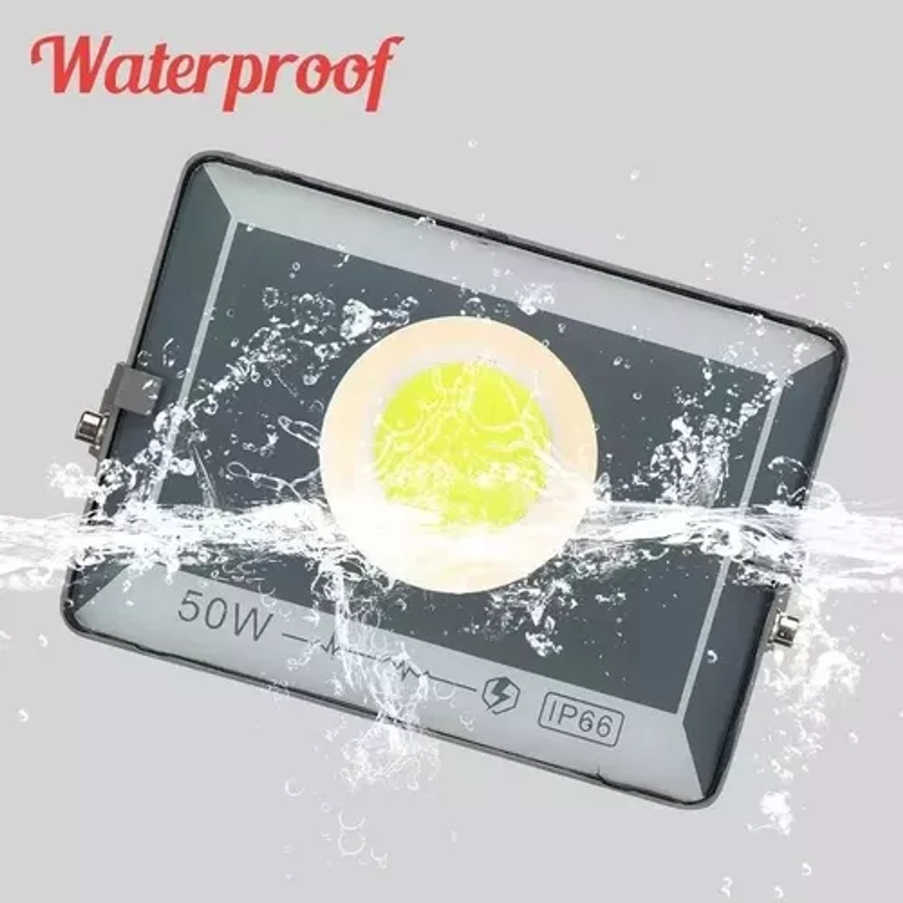 Luz Lampara Foco Led Plano Reflector 50w Exterior  3