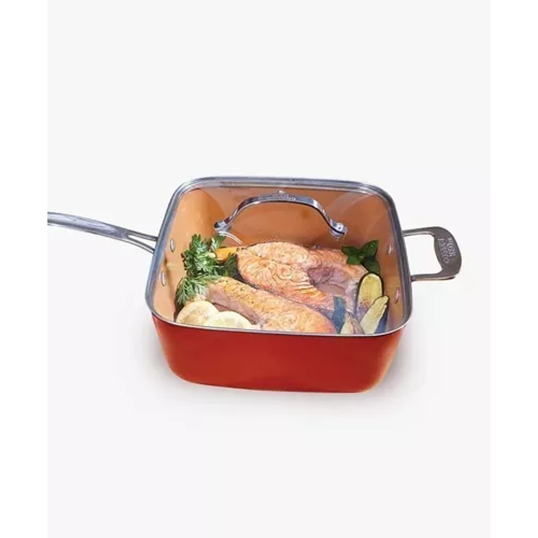 Juego Cocina 4 Piezas Olla Sarten Cuadrada 7 Litros 6