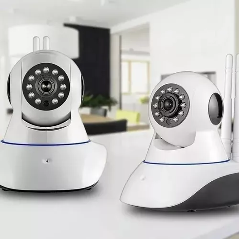 Camaras Ip Wifi Hd Vision Nocturna 360° Blanco 2