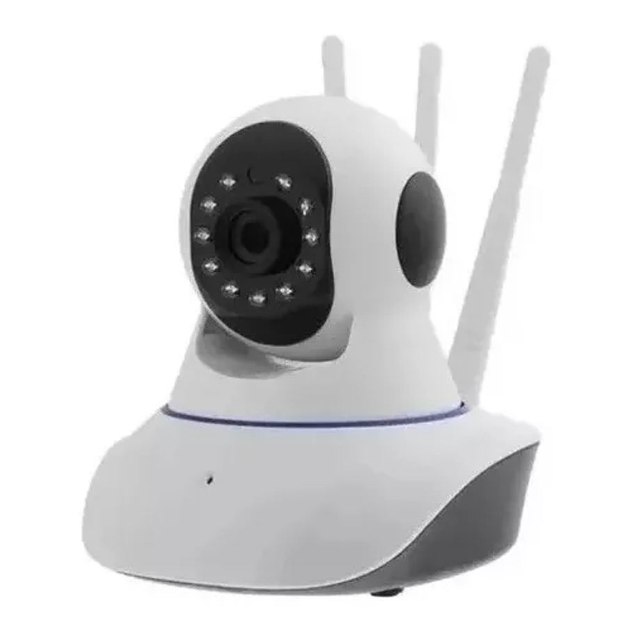 Camaras Ip Wifi Hd Vision Nocturna 360° Blanco 1