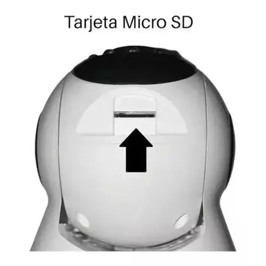 Camaras Ip Wifi Hd Vision Nocturna 360° Blanco 8