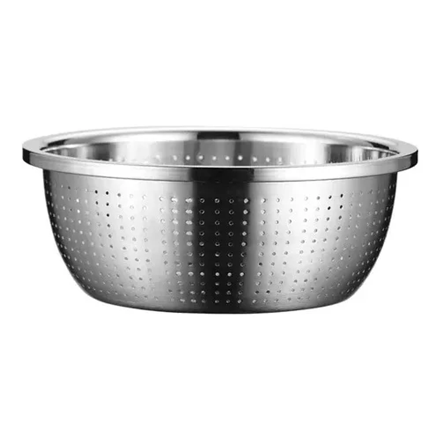 Colador Escurridor Acero Inoxidable 28 Cm Pastas Verduras 2