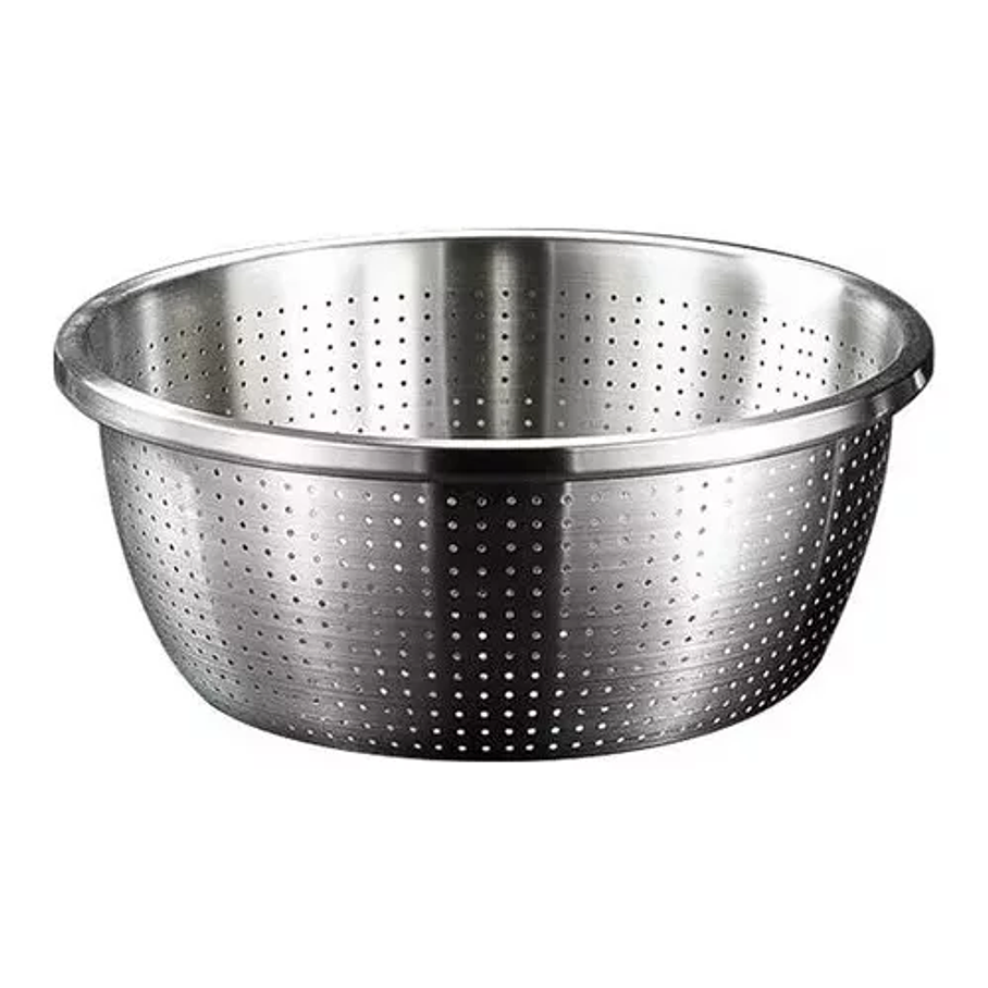 Colador Escurridor Acero Inoxidable 28 Cm Pastas Verduras 1
