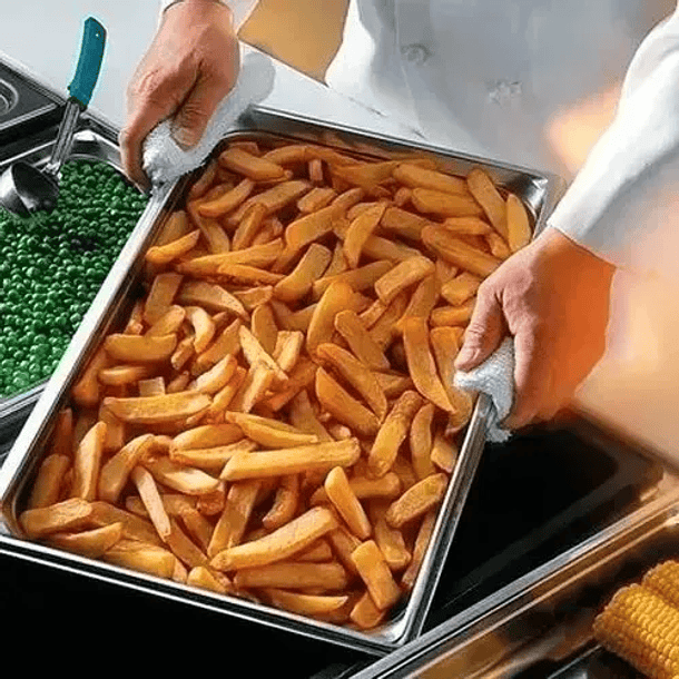 Contenedor Cambro Deposito Gastronómico Con Tapa 32x17cm 1/3 3