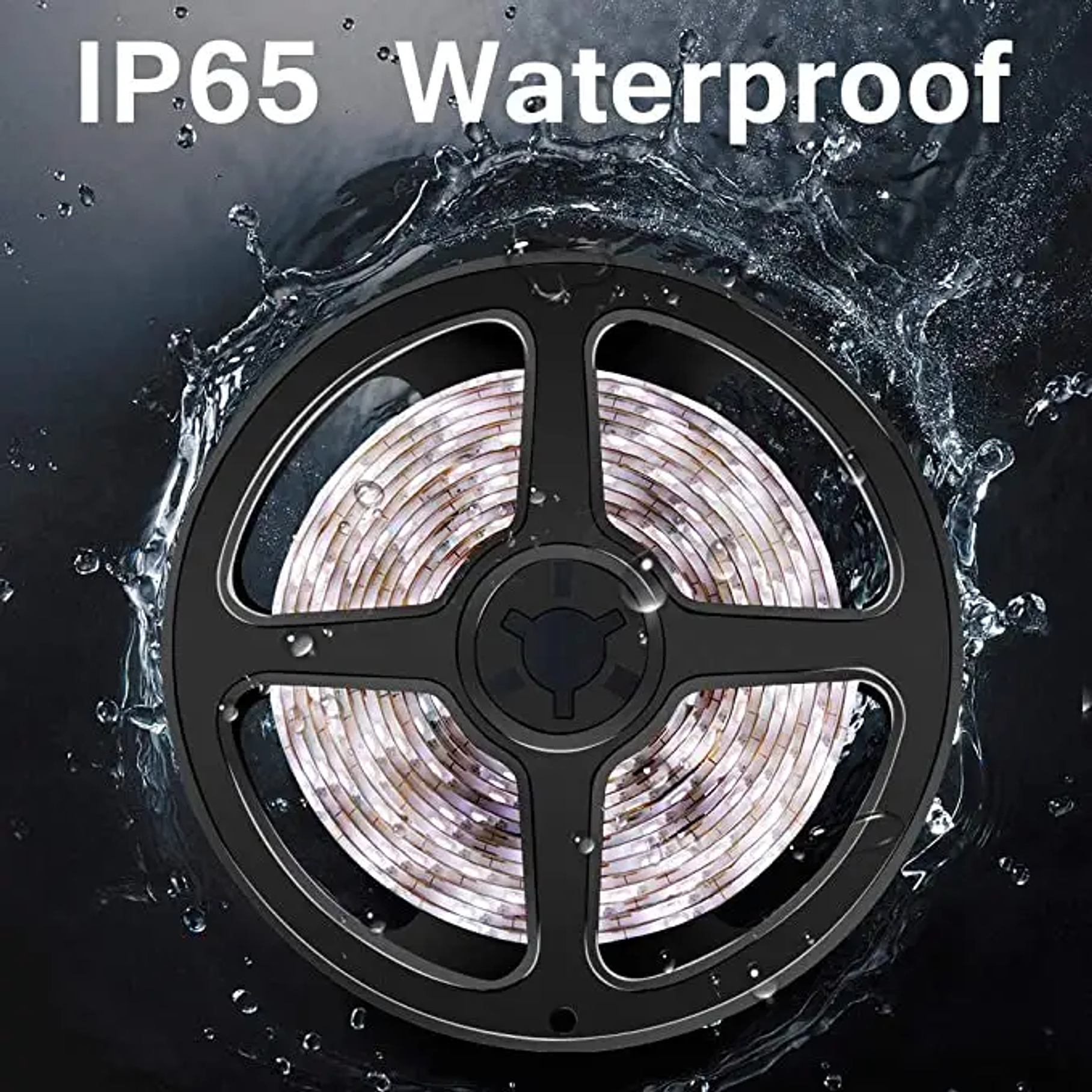 Lámpara Solar Luces Tira Led Al Aire 10 Mts 200 Led Navidad 5