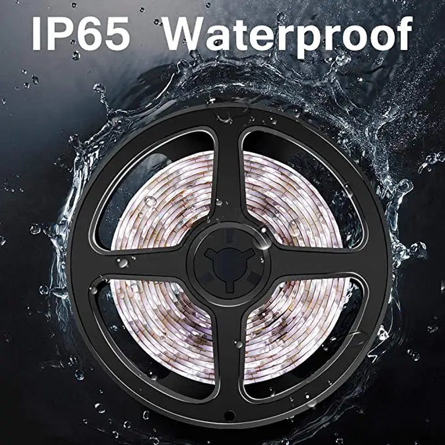 Lámpara Solar Luces Tira Led Al Aire 10 Mts 200 Led Navidad 5