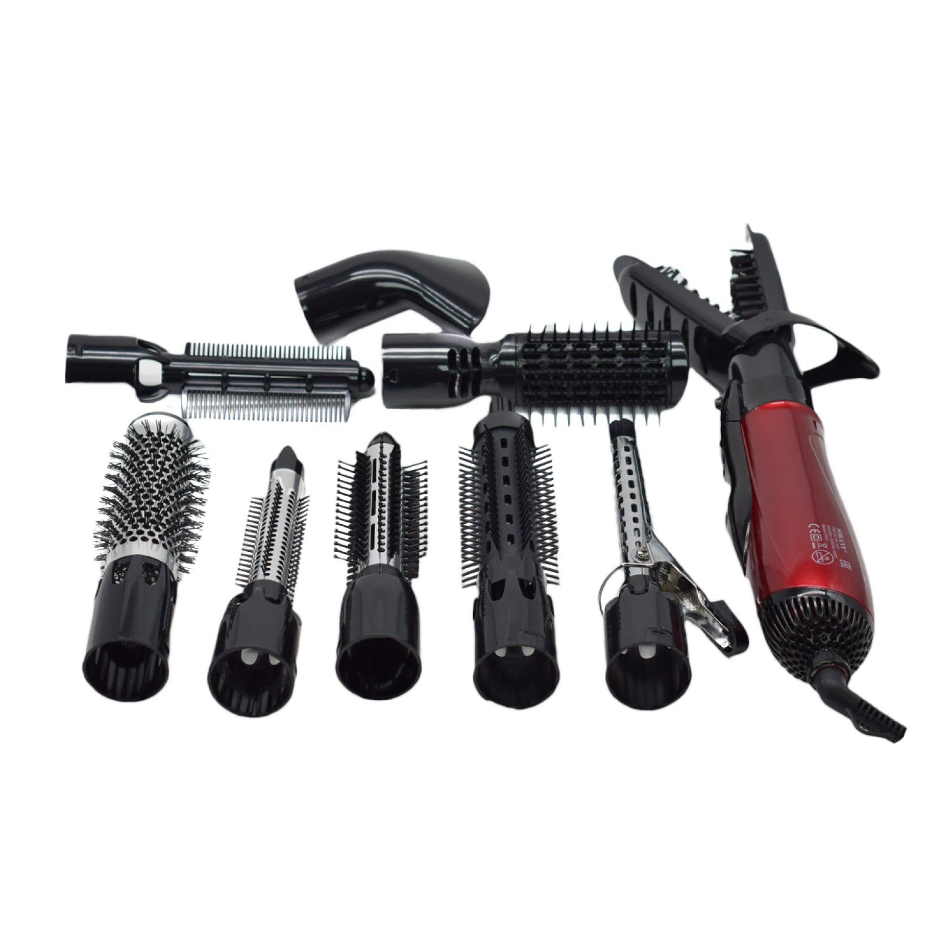 Cepillo 10 en 1 Cepillo Anti Frizz Cepillo Secador Y Alisador 3