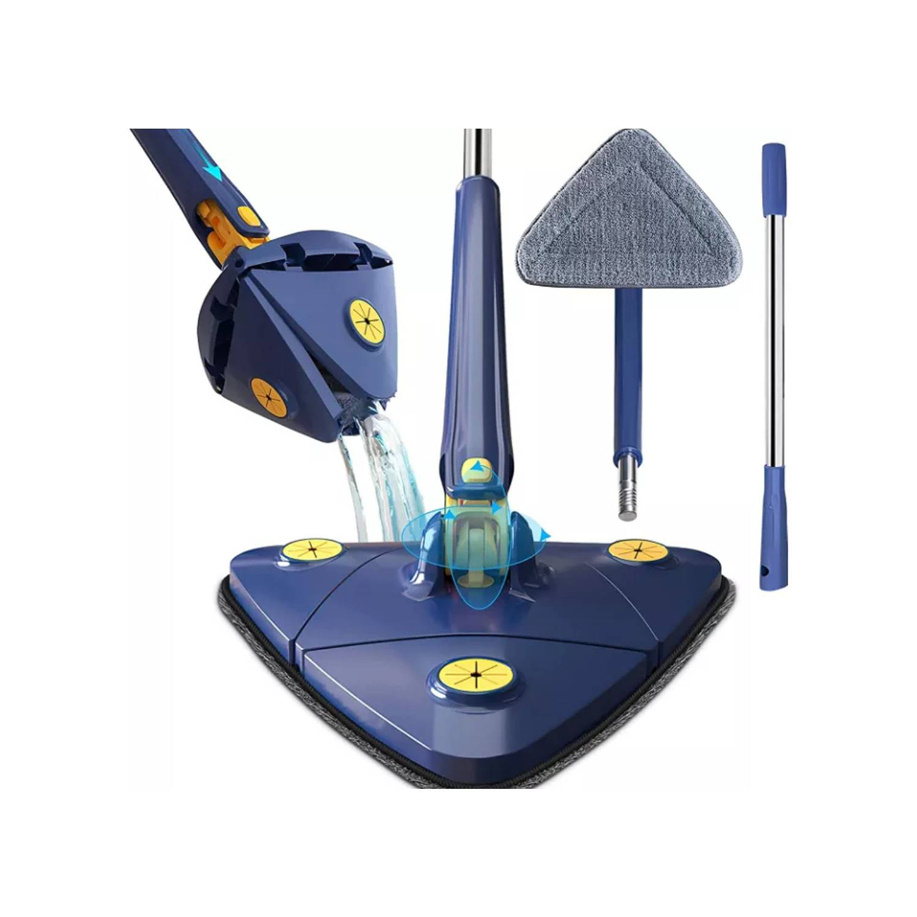 Mopa Trapeador Gira 360° Triangular Escurridor Automatico Xl 1