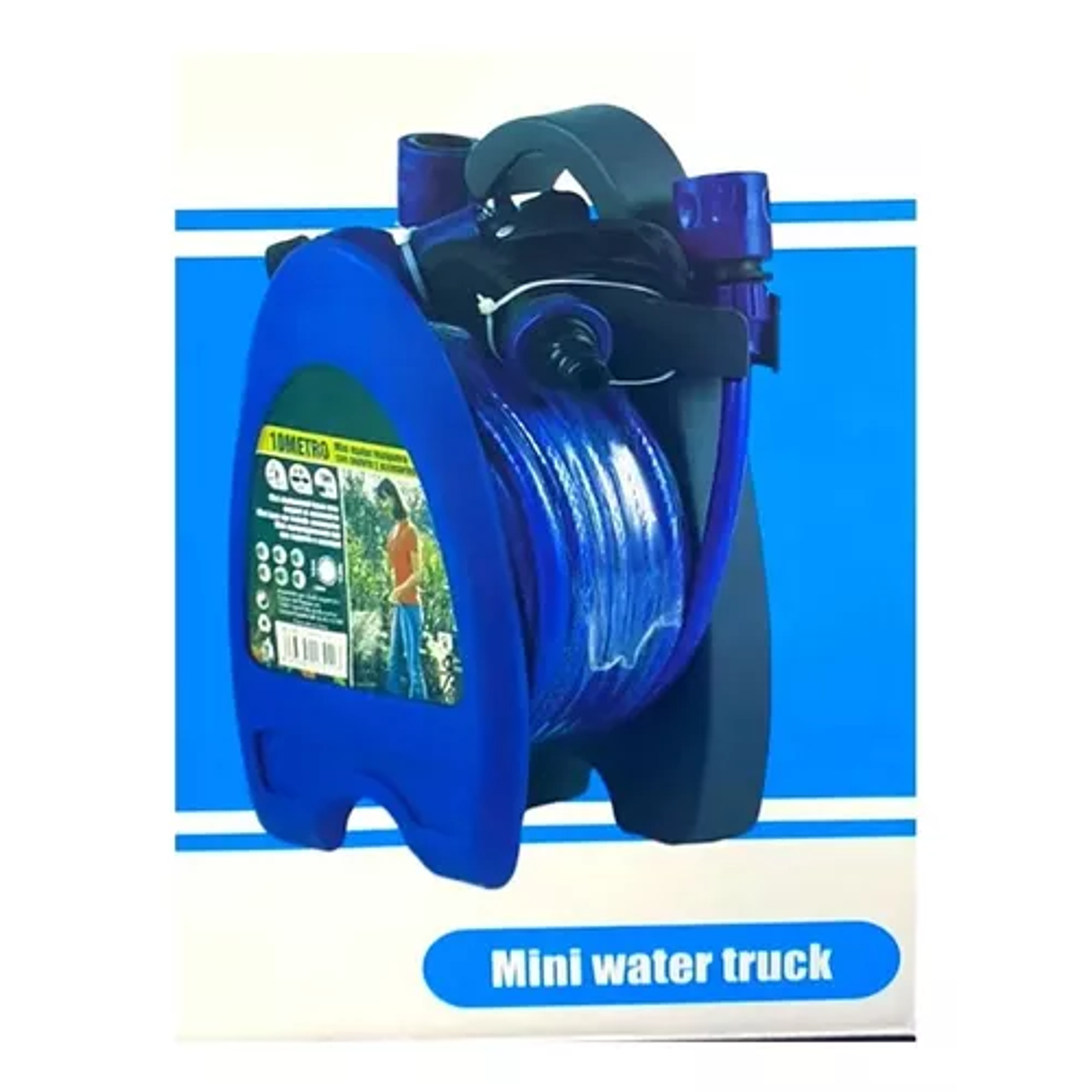 Manguera Jardin Para Riego Con Soporte Y Conectores 10metr 2