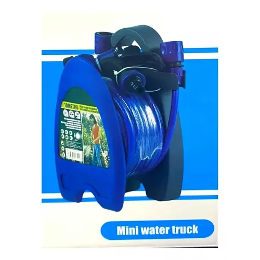 Manguera Jardin Para Riego Con Soporte Y Conectores 10metr 2