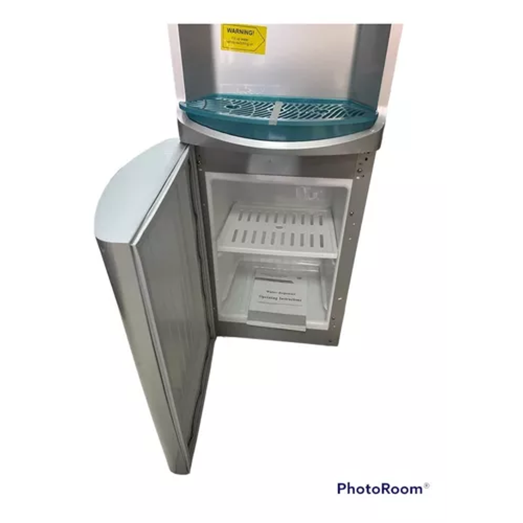 DISPENSADOR ELÉCTRICO AZUL DE AGUA FRIA CALIENTE PEDESTAL HOGAR  5