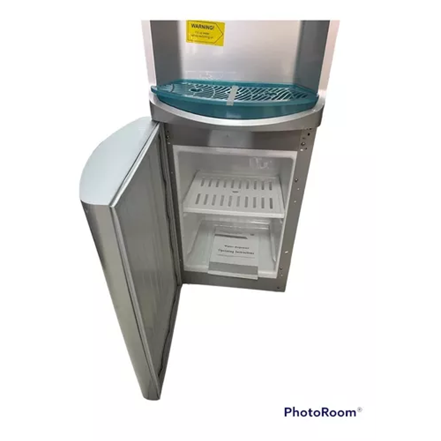 DISPENSADOR ELÉCTRICO AZUL DE AGUA FRIA CALIENTE PEDESTAL HOGAR  5