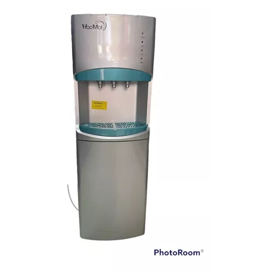 DISPENSADOR ELÉCTRICO AZUL DE AGUA FRIA CALIENTE PEDESTAL HOGAR  6