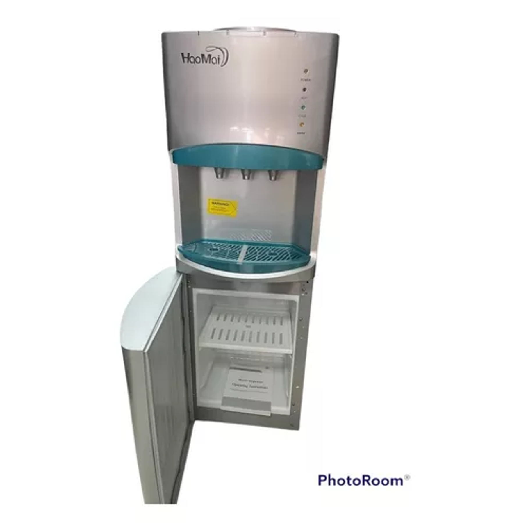 DISPENSADOR ELÉCTRICO AZUL DE AGUA FRIA CALIENTE PEDESTAL HOGAR  4