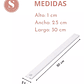 Luz Led Con Sensor Movimiento Barra Closet Baño Cocina 10 Cm - Miniatura 7