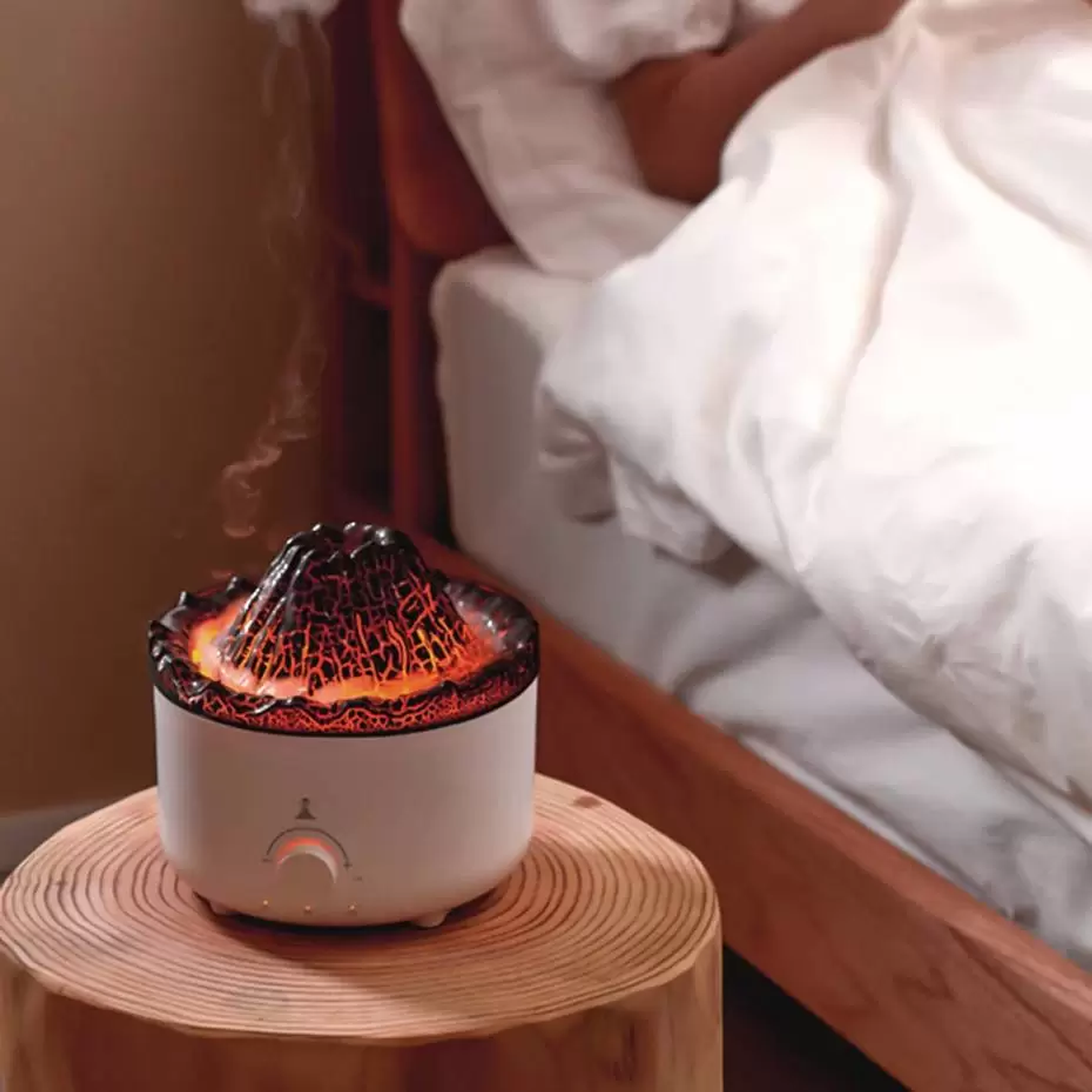  Humidificador De Aromas Volcan 560ml + Esencias 5