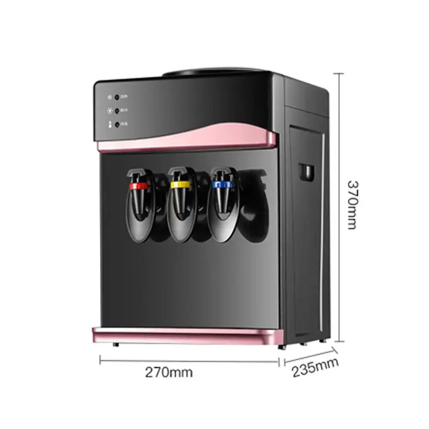 Dispensador Agua Eléctrico Frío Y Caliente Sobremesa Premium Negro 3
