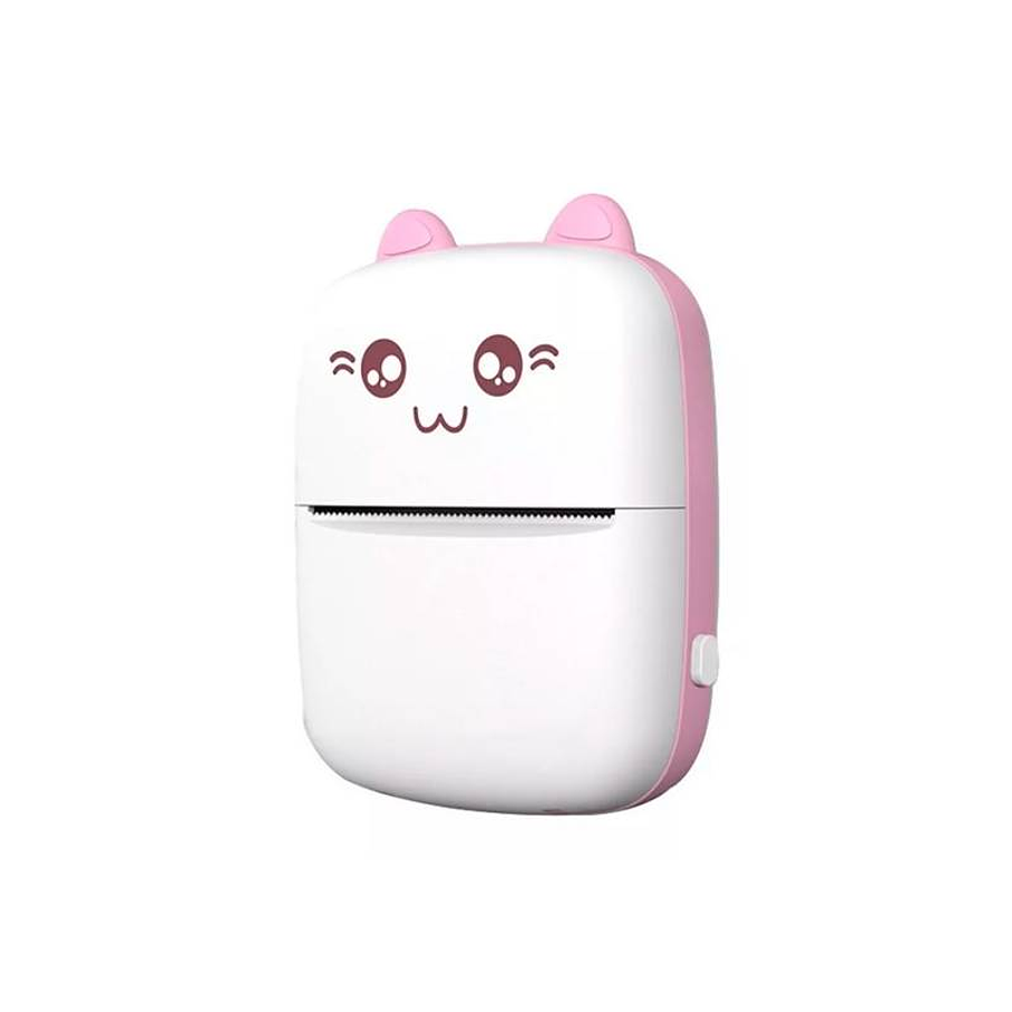 Mini Impresora Térmica Portátil Gatita Bluetooth 200dpi + 1 rollo  4
