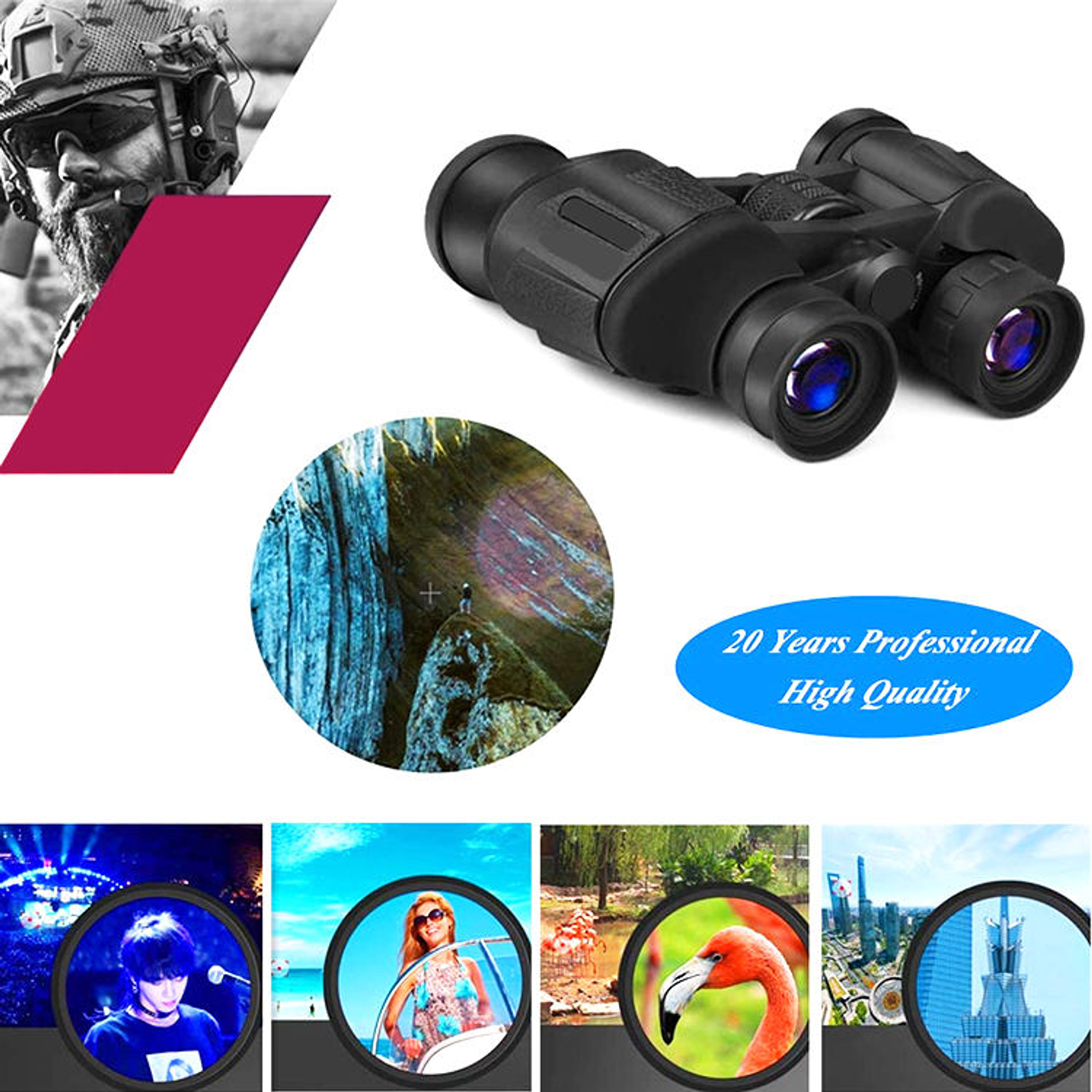 Binocular PRO Bk4 8x42 | terrestre y astronómico | ocular amplio 2