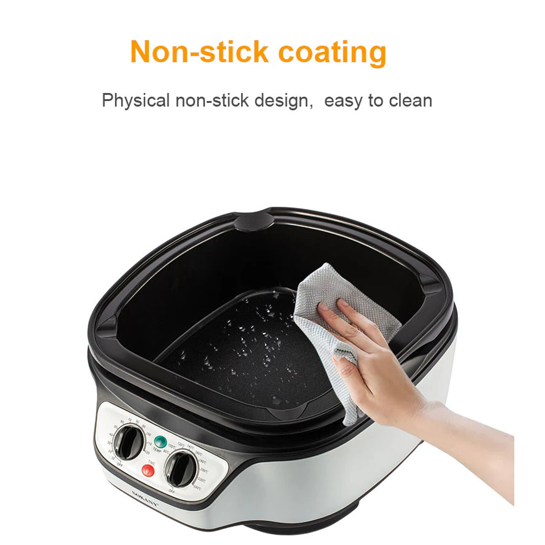 Freidora De Aire Multifuncional Sokany 5 Litros 8en1 Cocina 6