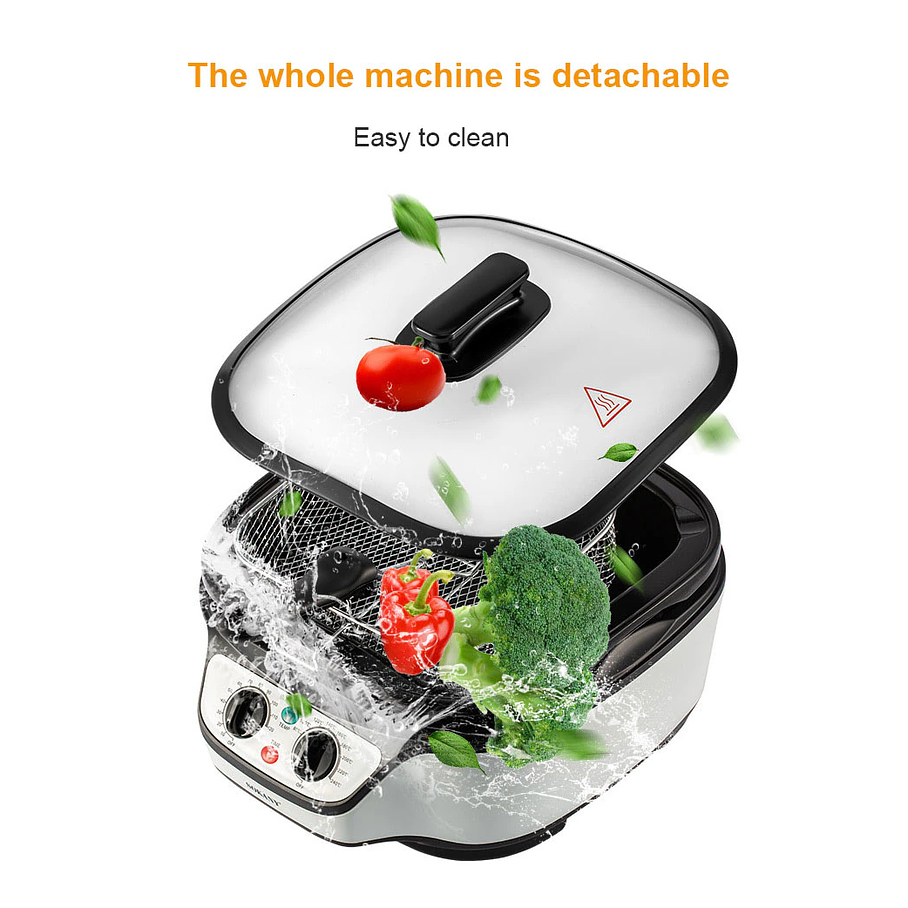 Freidora De Aire Multifuncional Sokany 5 Litros 8en1 Cocina 5