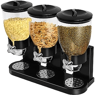 Dispensador Hermético De Cereales A Granel Dispensador Hogar Triple
