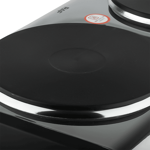 Encimera Doble Electrica Calentadora RAF 2000W 2