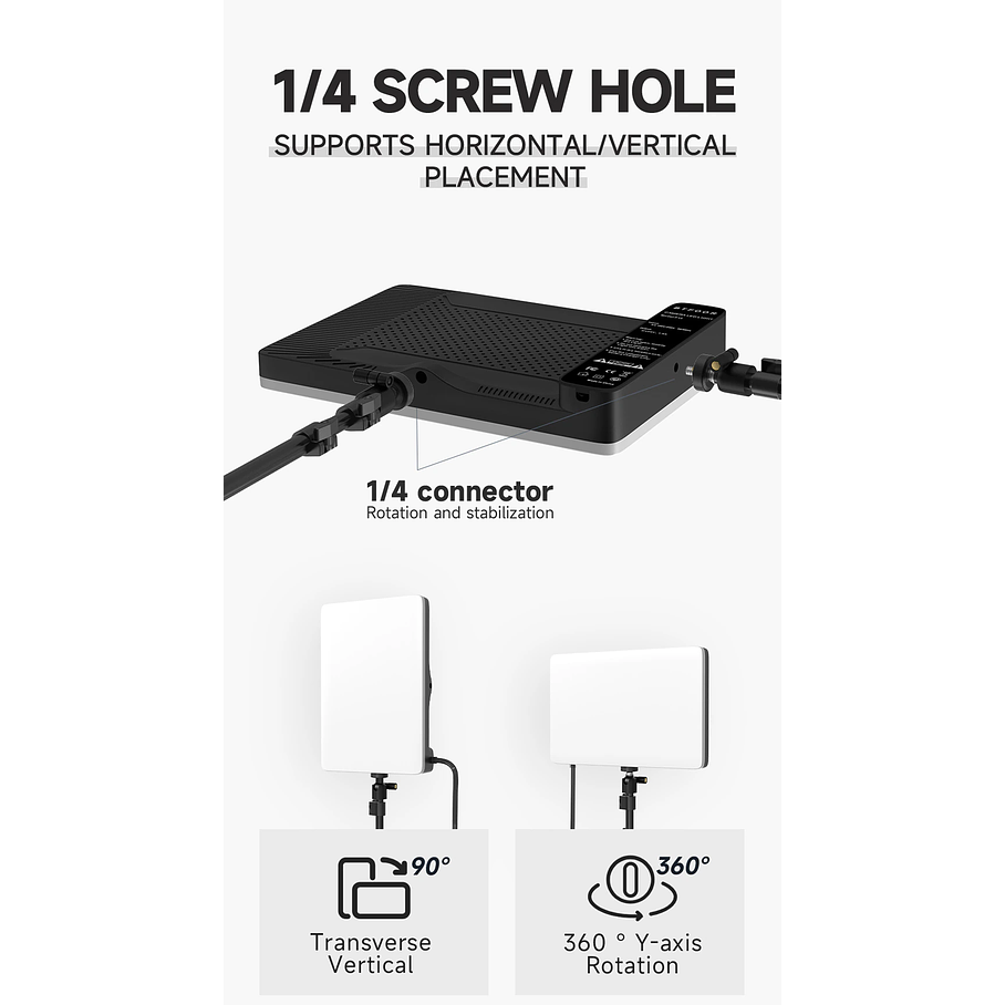 Aro Cuadrado De Luz Led Fotografía 48 Cm + Trípode Ajustable RLl19 PLl48 2