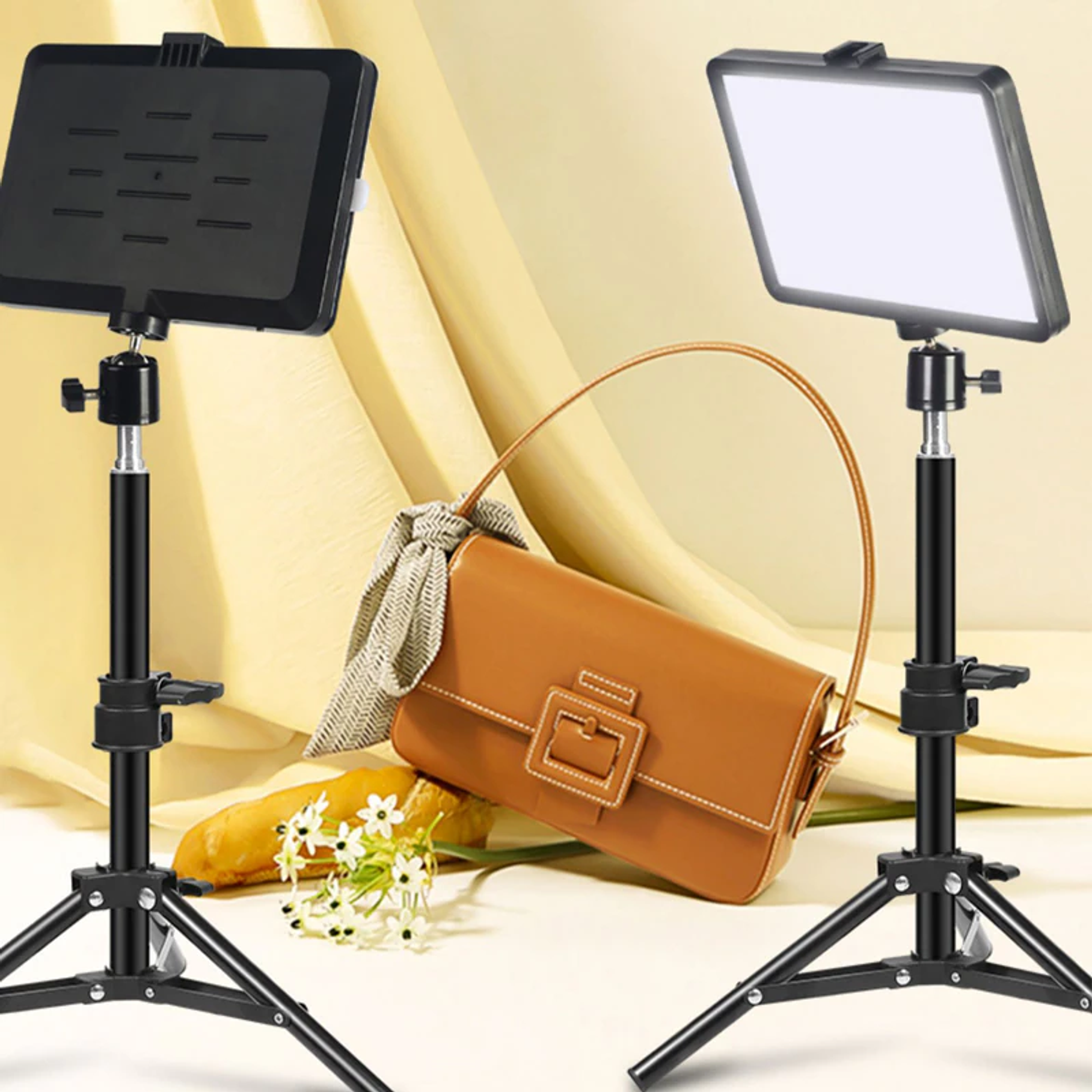 Aro Cuadrado De Luz Led Fotografía 36 Cm + Trípode Ajustable 11