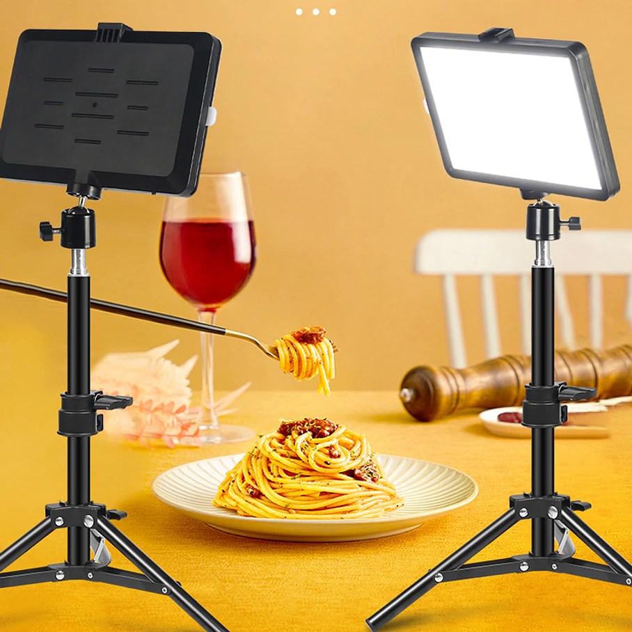 Aro Cuadrado De Luz Led Fotografía 36 Cm + Trípode Ajustable 12