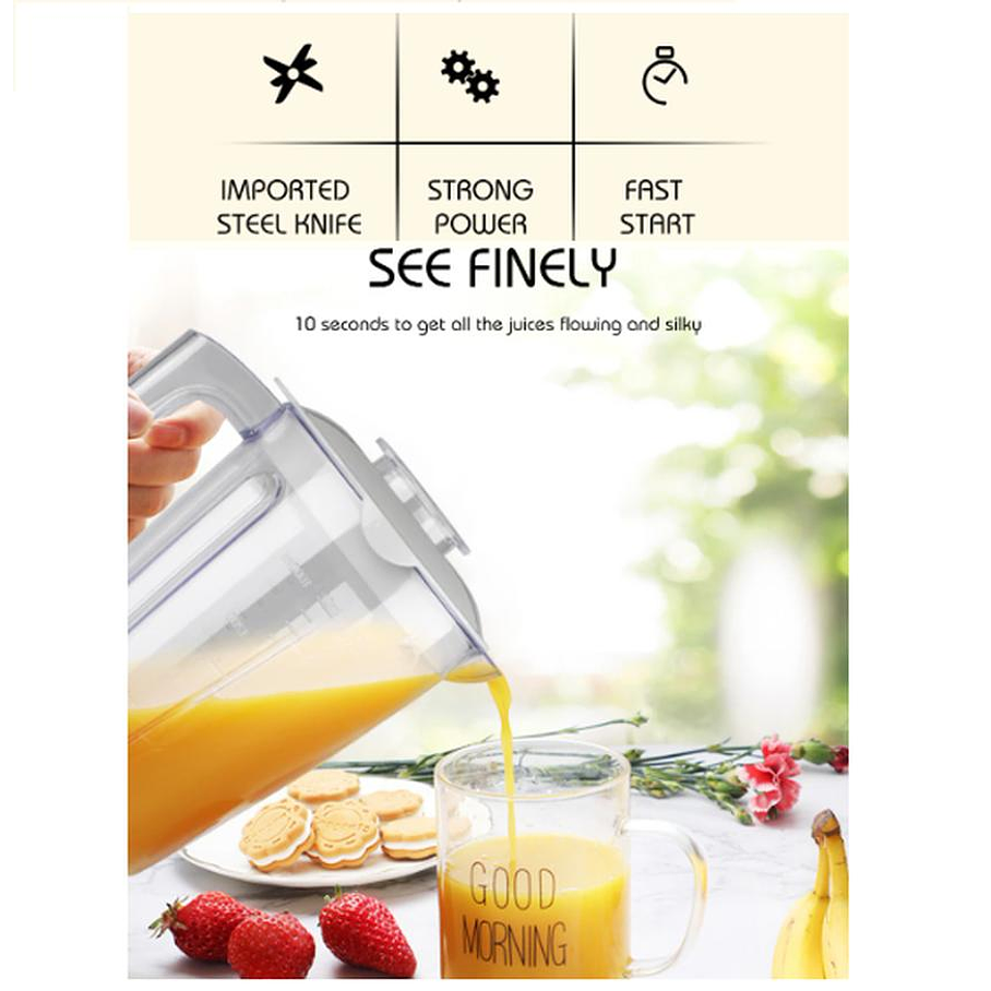 Juguera Licuadora Multifunción Preparación De Alimentos De 1500ML Raf 5