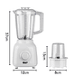Juguera Licuadora Multifunción Preparación De Alimentos De 1500ML Raf - Miniatura 2