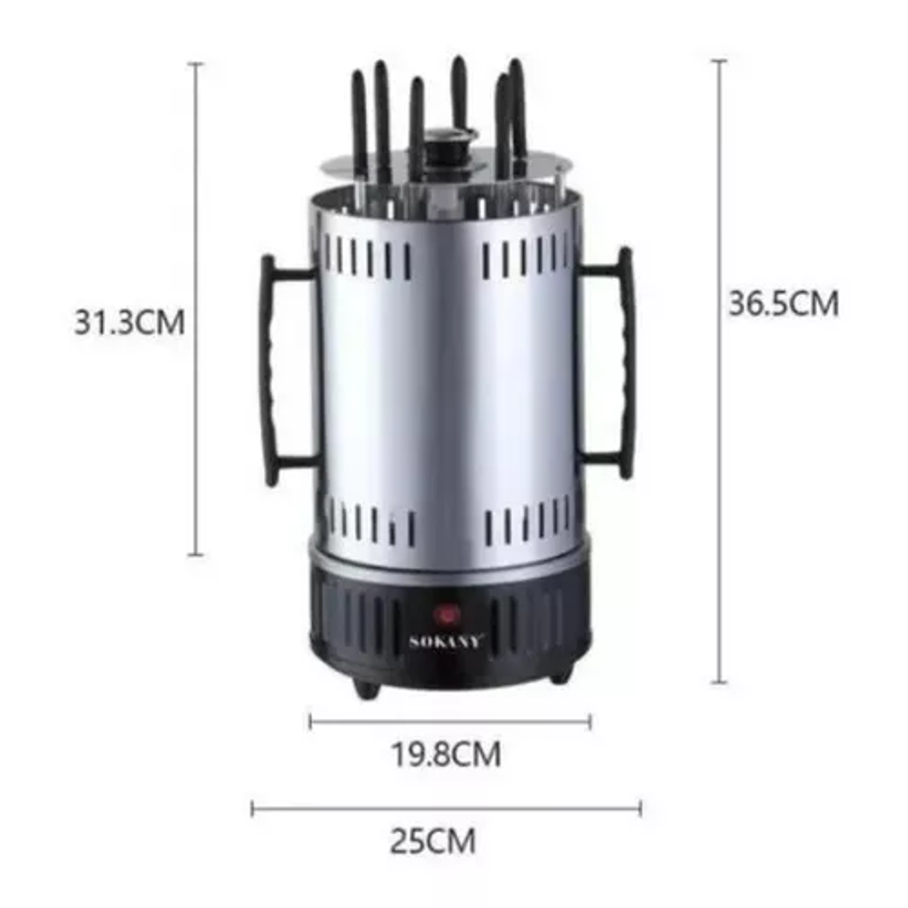Parrilla Electrica Anticuchos Pinchos Brochetas A La Espada 2