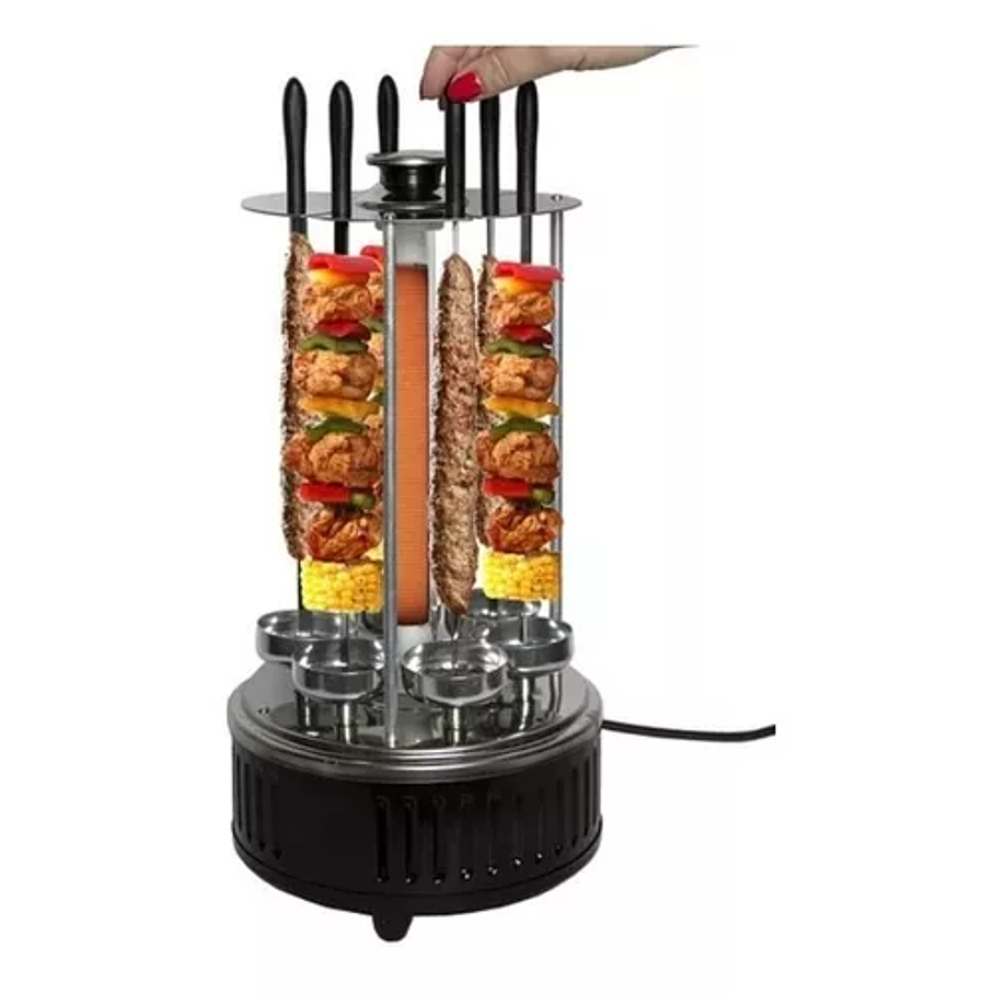 Parrilla Electrica Anticuchos Pinchos Brochetas A La Espada 4