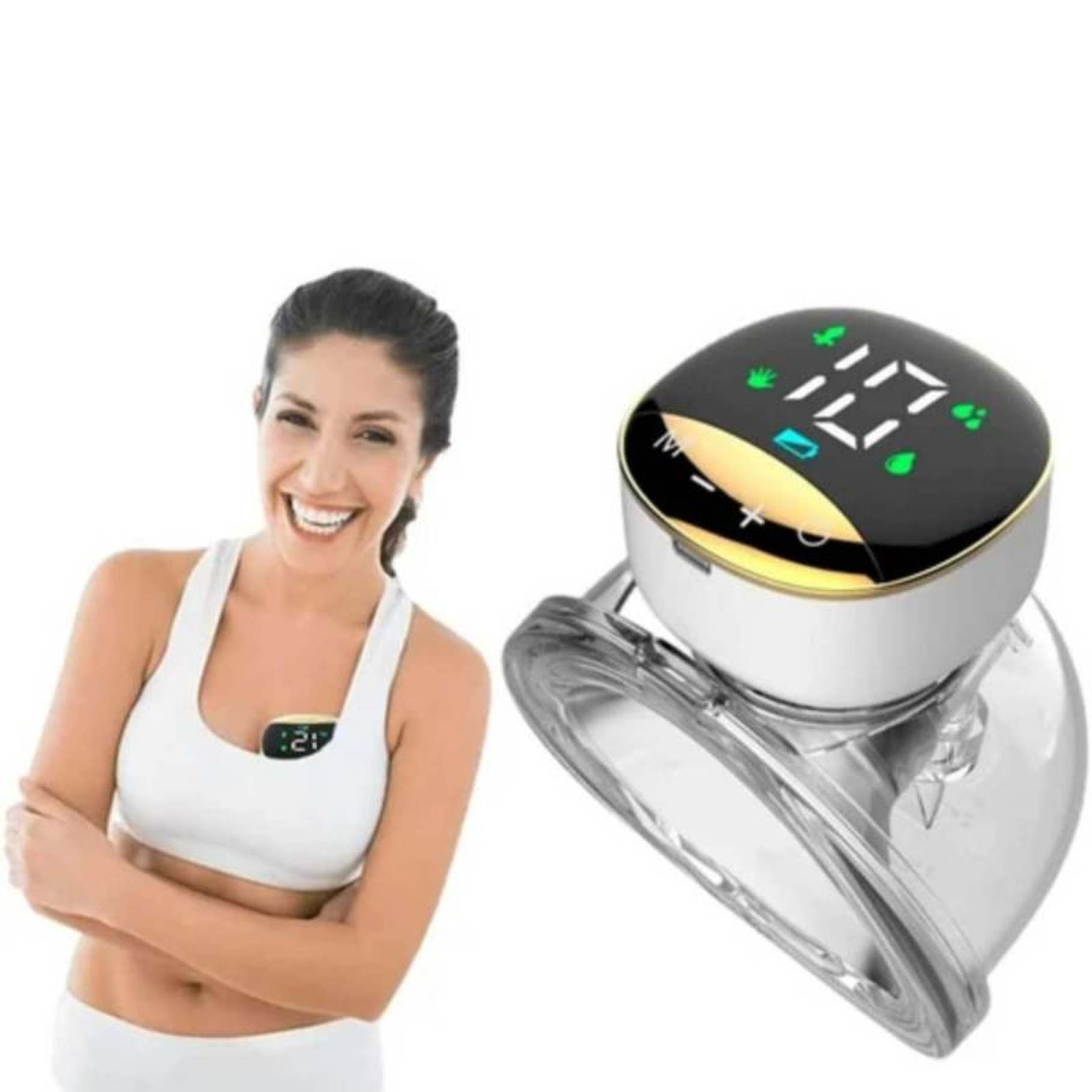 Extractor De Leche Saca Leche Portátil manos libres 2