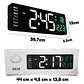 Reloj De Pared Digital Led Grande De 38.7 cm Con Control RemotoUSB - Miniatura 6