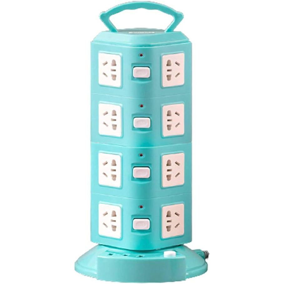 Zapatilla Eléctrica Vertical 12 Enchufes Toma 220v 3 Usb 1