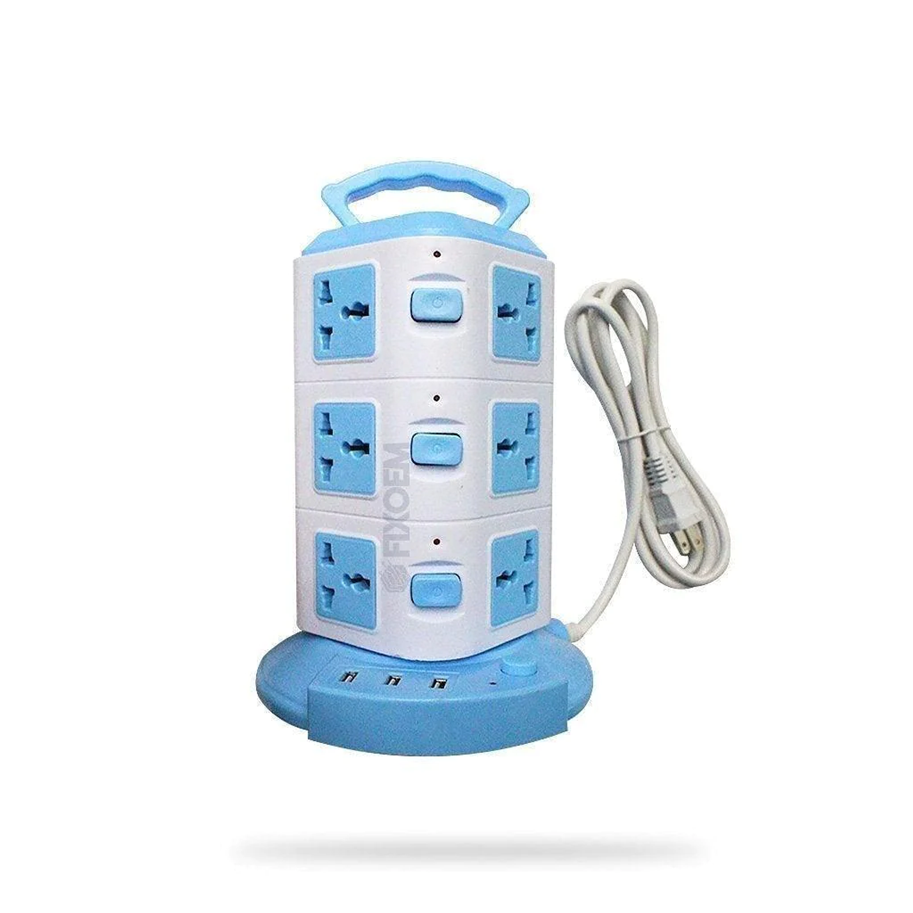 Torre Multicontacto Vertical Multicargador 12P 2