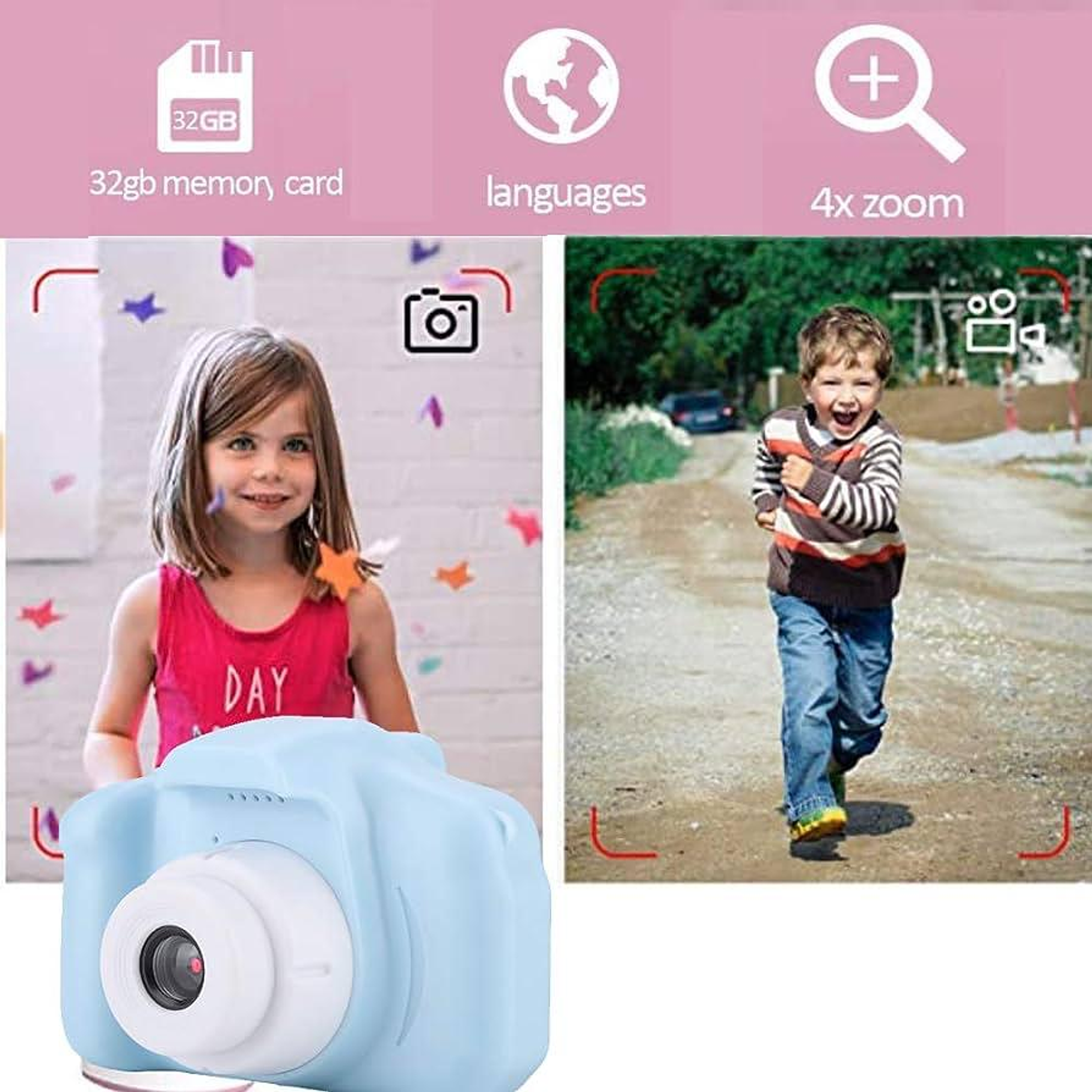 Mini cámara Digital portátil Para Niños 2