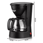 Cafetera Cafe 6 Tazas Semi Automática De Filtro Raf 2