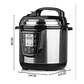 Olla de Presion Electrica 6 lts Olla Multifuncional R177 - Miniatura 6