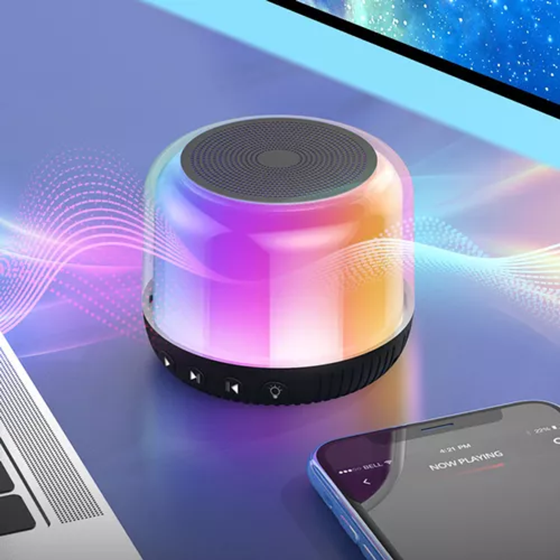 Parlante Bluetooth 5.0 Mini Parlante Vidvie Portatil Speaker 9